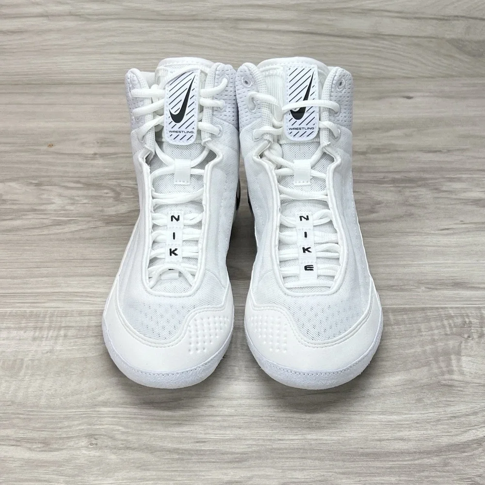 Nike Inflict 4 Wrestling Shoes White Mens size 9.5 HM9674-100